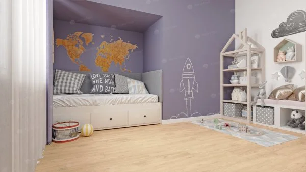 Каменно-полимерная плитка Alpine Floor Classic Дуб Ваниль Селект ECO 106-3, 4мм 43 класс в Йошкар-Оле