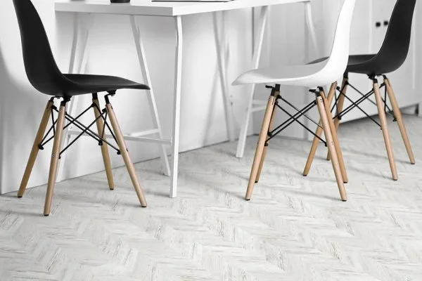 Пробковое покрытие CorkStyle Chevron White в Йошкар-Оле