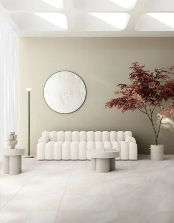 Керамогранит Coliseum Контеа Уайт 60х60 (Натуральный и Реттифицированный) в Йошкар-Оле