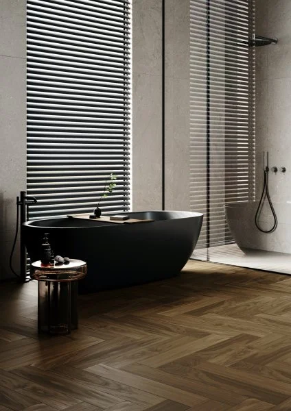 Паркетная доска Quartz Parquet Английская Ёлка Орех Американский 33-400-29 в Йошкар-Оле