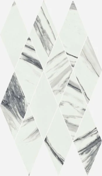 Керамогранит Italon Шарм Делюкс Статуарио Фантастико 28х48 мозаика Даймонд (Люкс) в Йошкар-Оле