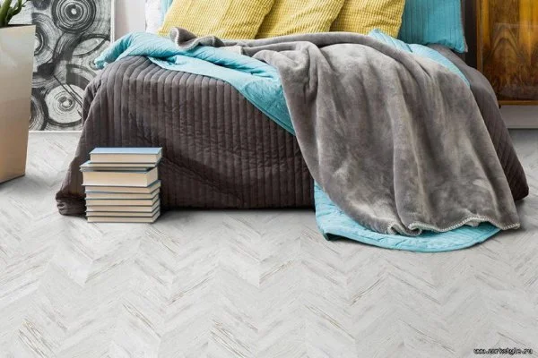Пробковое покрытие CorkStyle Chevron White в Йошкар-Оле