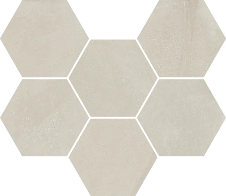 Керамогранит Italon Континуум Пьюр Мозаика Гексагон (Натуральная 25х29) в Йошкар-Оле