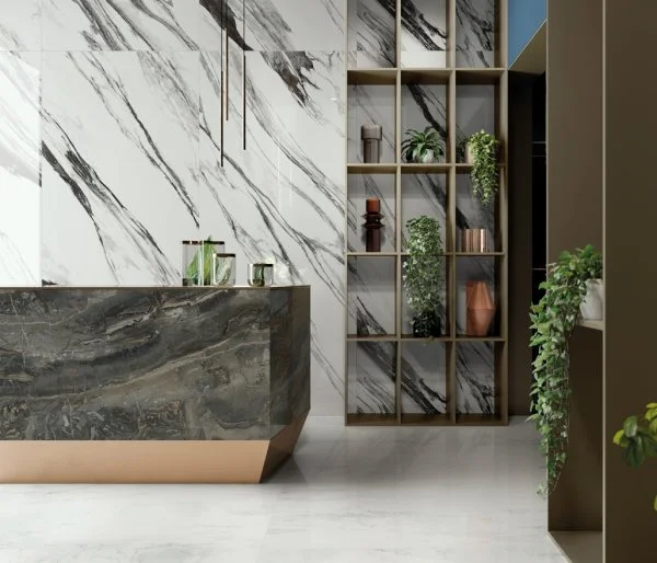 Керамогранит Italon Шарм Делюкс Бьянко Микеланджело 80х160 (Люкс и реттифицированная) в Йошкар-Оле