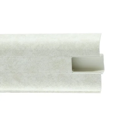 Пластиковый плинтус Royce №860 Белый Кварц (58х22х2200мм) в Йошкар-Оле