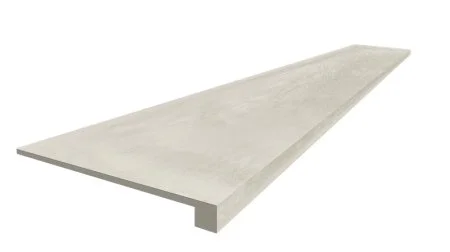 Керамогранит Coliseum Экспо Уайт Ступень фронтальная (Натуральный, 33х60) в Йошкар-Оле