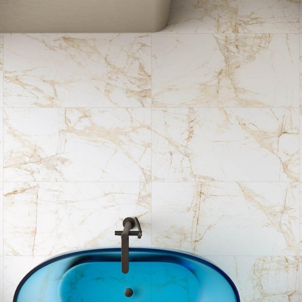 Керамогранит Coliseum Канова Уайт 60х120 (Натуральный и Реттифицированный) в #REGION_NAME_DECLINE_PP#