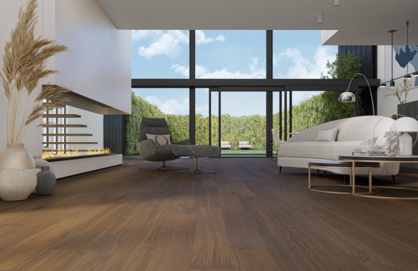 Паркетная доска Quartz Parquet Классик 5 мм Орех Американский 400-29 в Йошкар-Оле